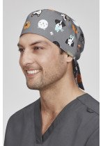 Unisex Printed Scrub Cap