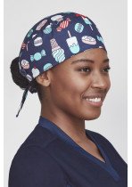 Unisex Printed Scrub Cap