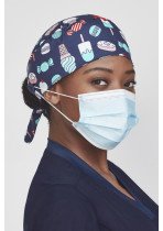 Unisex Printed Scrub Cap