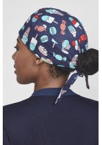 Unisex Printed Scrub Cap