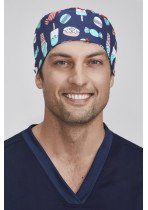 Unisex Printed Scrub Cap