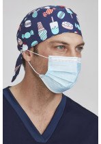 Unisex Printed Scrub Cap