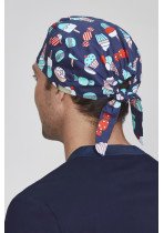 Unisex Printed Scrub Cap