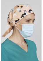 Unisex Printed Scrub Cap