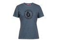 Ladies Denim Marle Cotton Tee with Circular Graphic