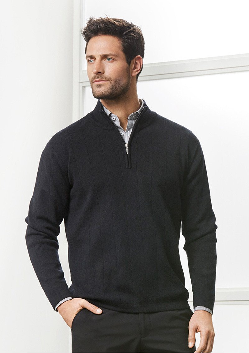 WP10310 - Mens 1/2 Zip Wool-Rich Merino Pullover