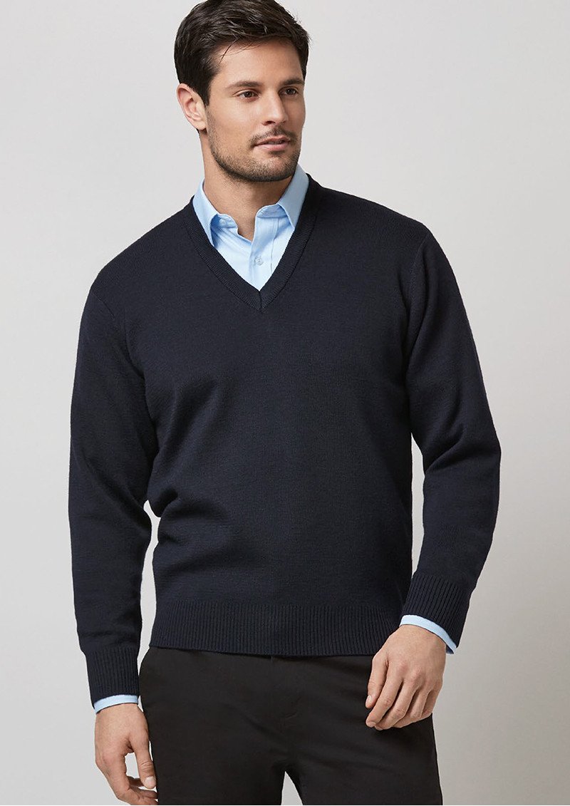WP6008 - Mens Woolmix V-Neck Pullover