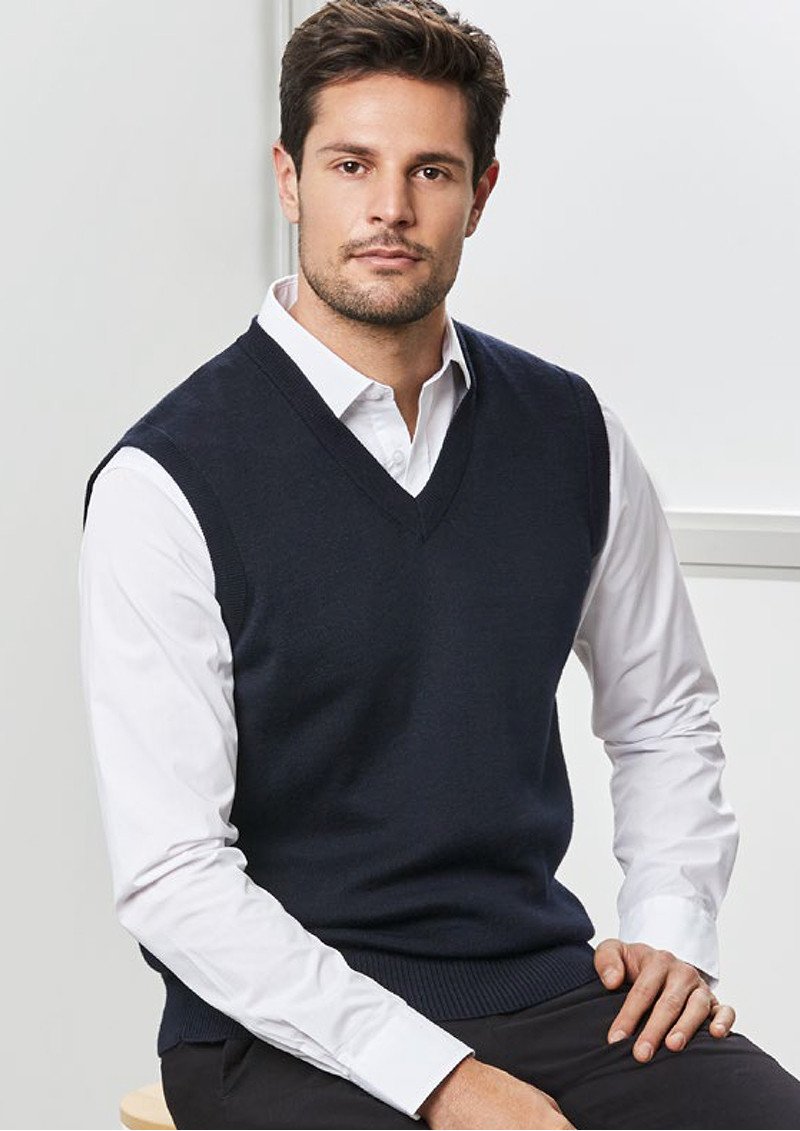 WP6008 - Mens Woolmix V-Neck Pullover