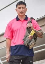 ZH231 - SYZMIK Unisex Short Sleeve Day Only Basic Polo