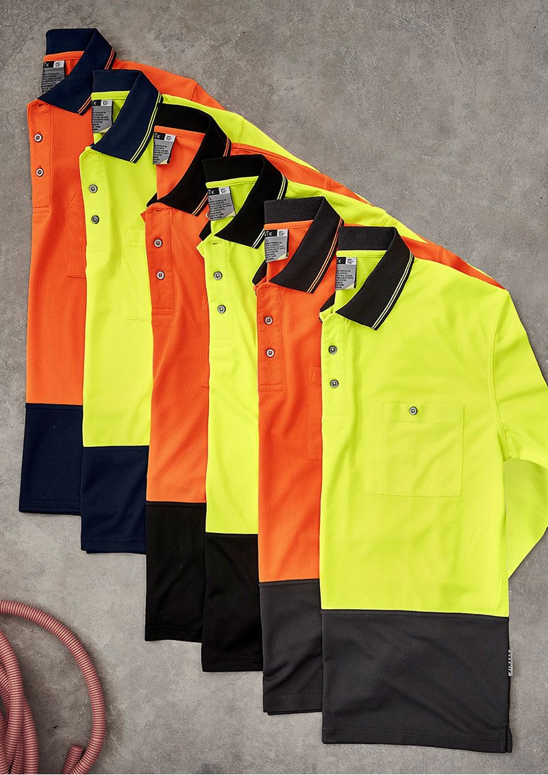 ZH232 - SYZMIK Unisex Long Sleeve Day Only Basic Polo