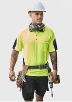 ZH237 - Mens Hi Vis Short Sleeve Squad Polo Shirt
