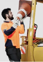 ZH237 - Mens Hi Vis Short Sleeve Squad Polo Shirt