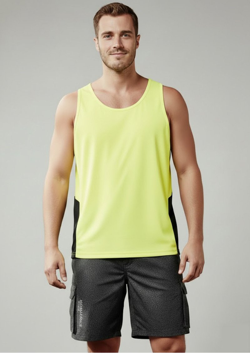 ZH239 - SYZMIK Day Only Hi-Vis Squad Singlet