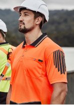ZH315 - Men's Hi Vis Flux Short Sleeve Polo ZH315 - Men's Hi Vis Flux Short Sleeve Polo