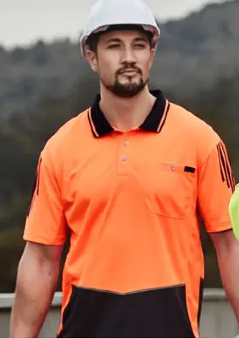 ZH315 - Men's Hi Vis Flux Short Sleeve Polo