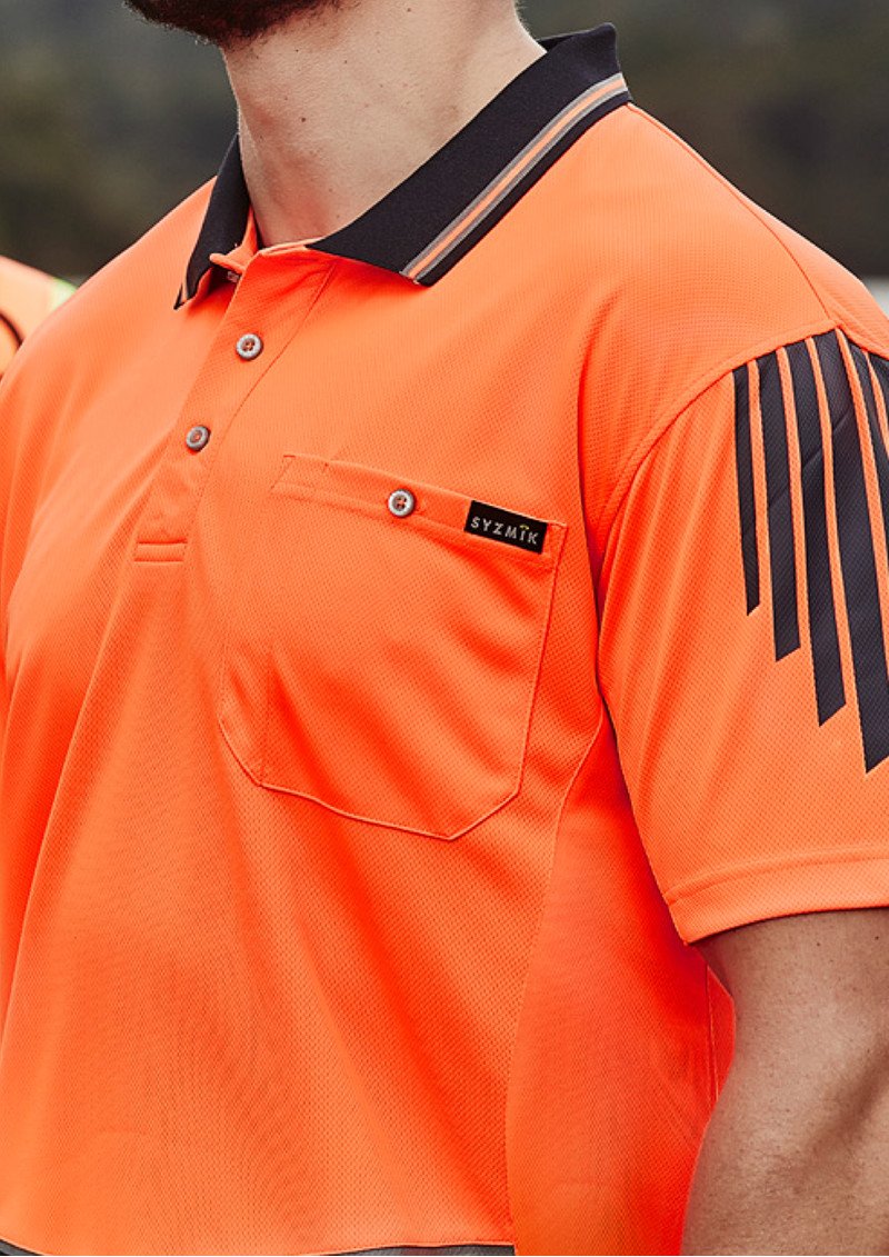 ZH315 - Men's Hi Vis Flux Short Sleeve Polo