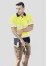 Hi Vis Segmented Tape Short Sleeve Polo