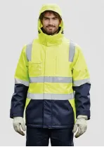 ZJ532 - Mens Hi Vis 4 in 1 Waterproof Jacket