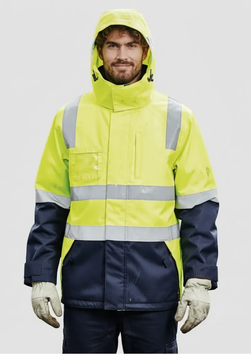 ZJ532 - Mens Hi Vis 4 in 1 Waterproof Jacket