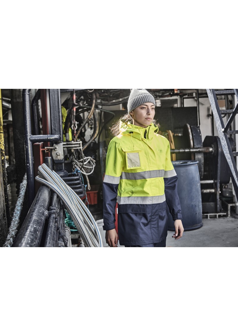 ZJ757 - Womens Hi Vis Ultralite Waterproof Jacket