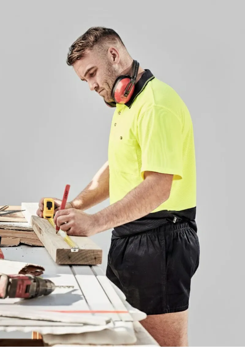 ZS105 - Men's Rugby  100% Cotton Twill Short