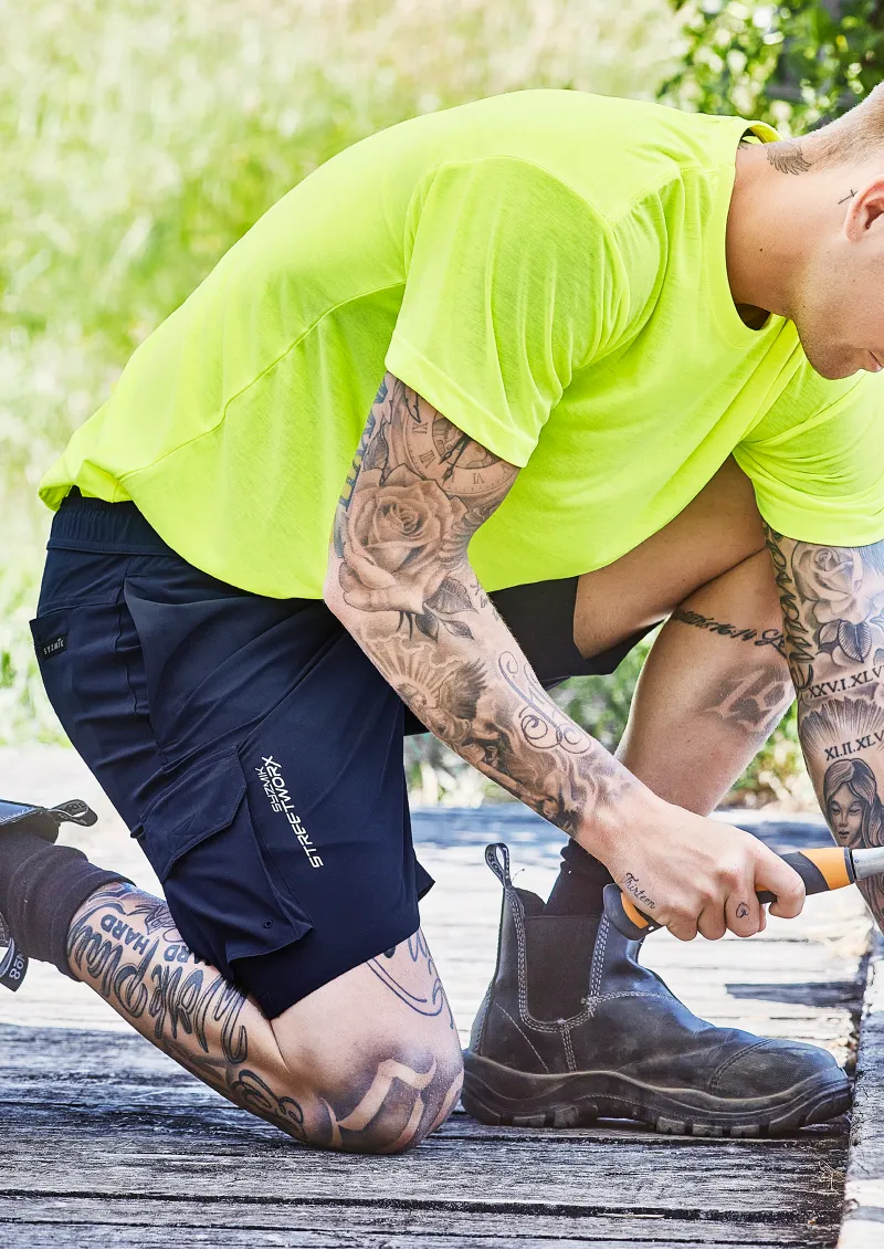 ZS240 - Mens Streetworx Stretch Work Board Short