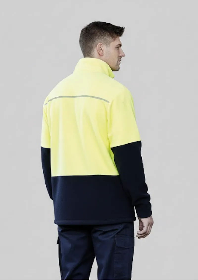ZT460 - Hi Vis SYZMIK  Half Zip Polar Fleece Jumper