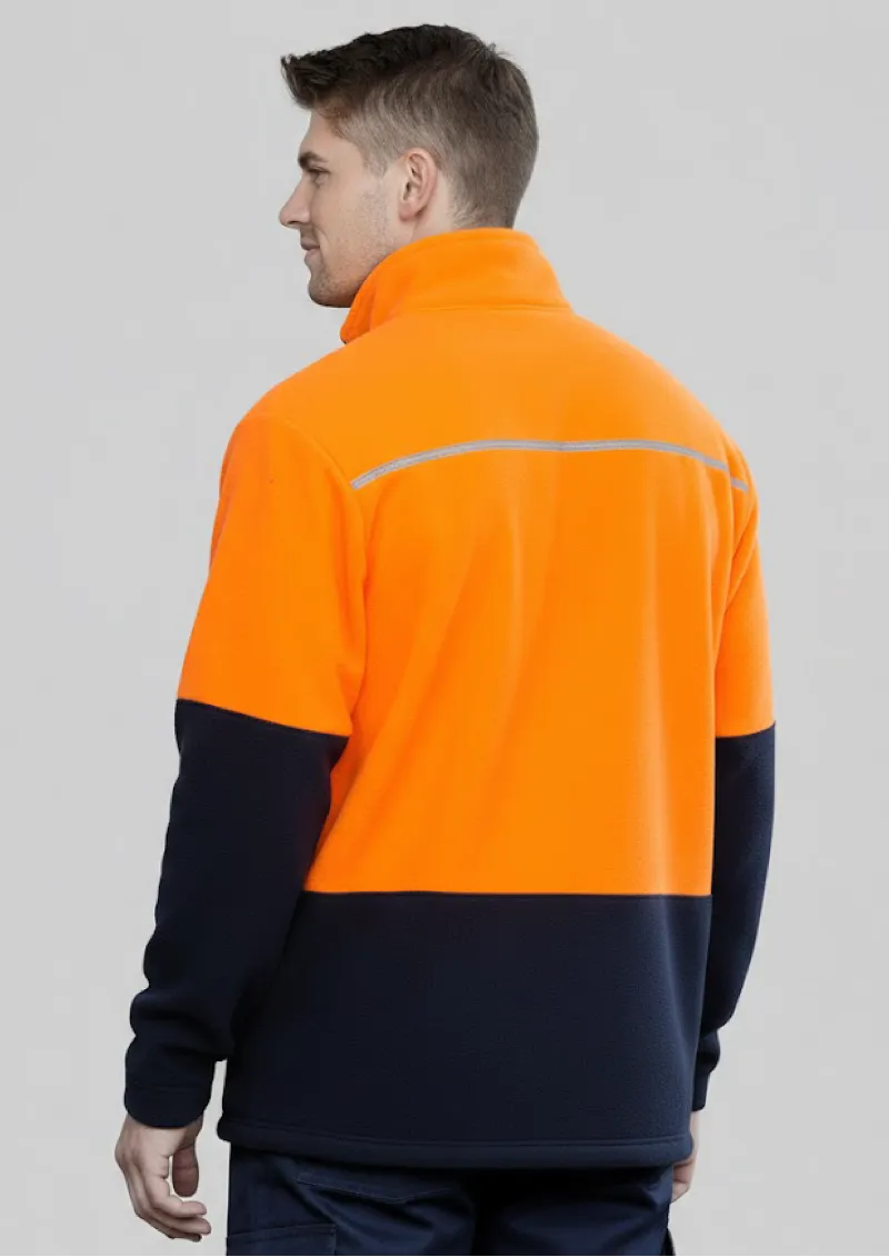 ZT460 - Hi Vis SYZMIK  Half Zip Polar Fleece Jumper