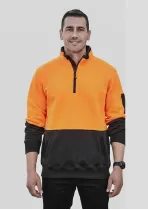 ZT476 - SYZMIK Hi Vis Half Zip Pullover