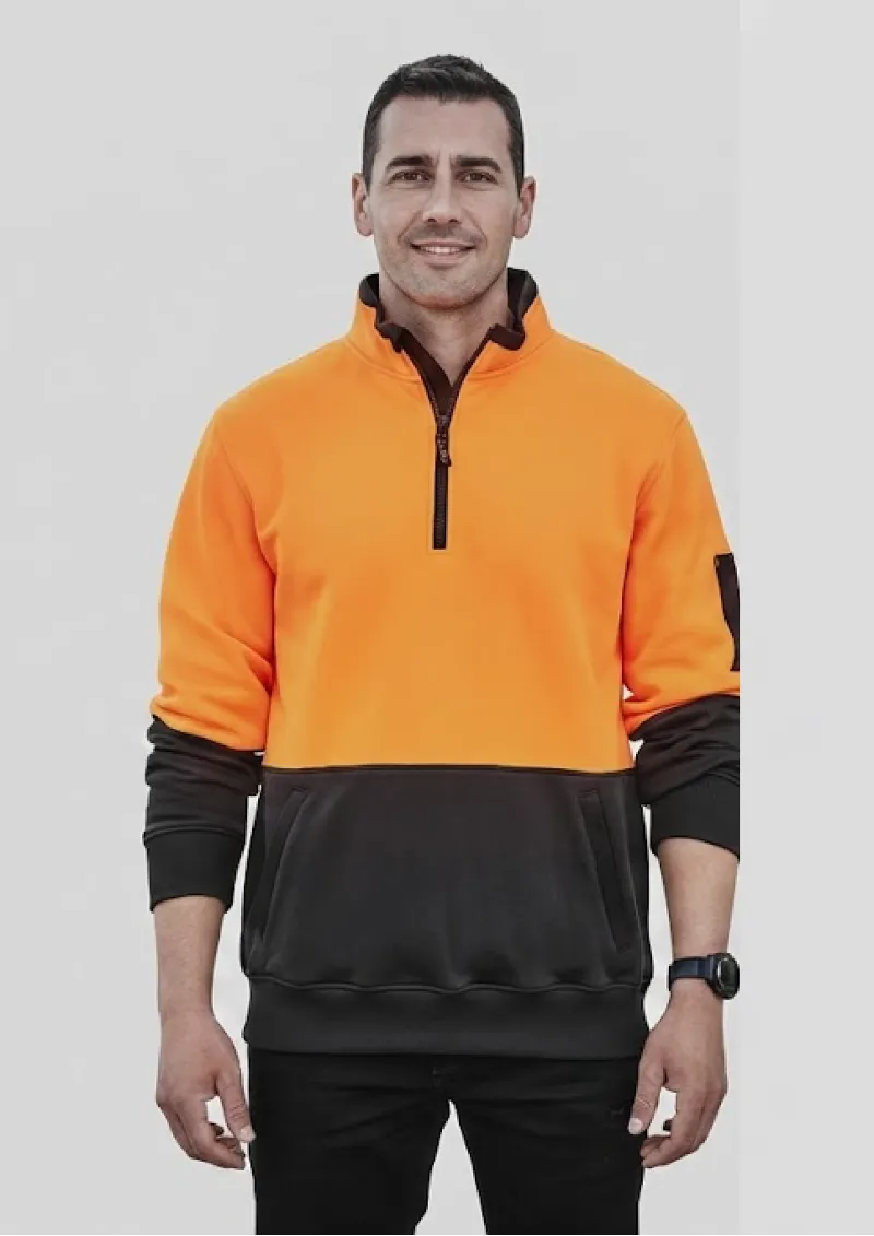 ZT476 - SYZMIK Hi Vis Half Zip Pullover