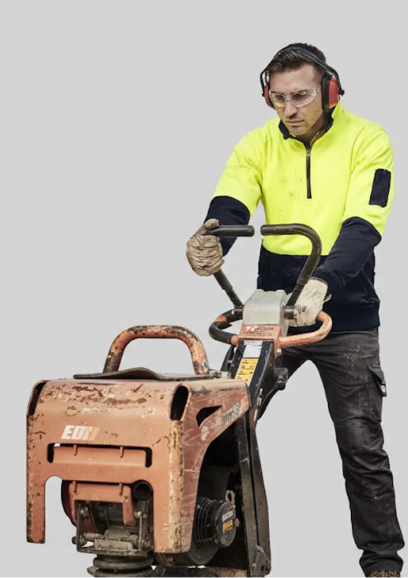 ZT476 - SYZMIK Hi Vis Half Zip Pullover