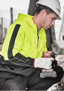 ZT485 - Hi Vis SYZMIK Full Zip Hoodie