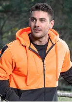 ZT485 - Hi Vis SYZMIK Full Zip Hoodie