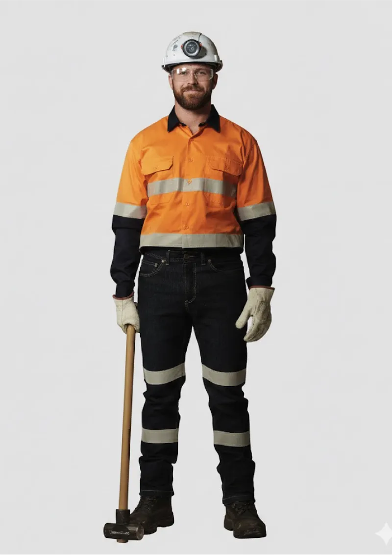 ZW123 - Mens Hi Vis SYZMIK Spliced Industrial Taped Shirt