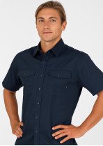 ZW405 - Rugged Cooling Mens Short Sleeve 100% Cotton Shirt