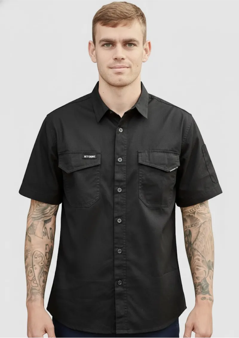 ZW405 - Rugged Cooling Mens Short Sleeve 100% Cotton Shirt