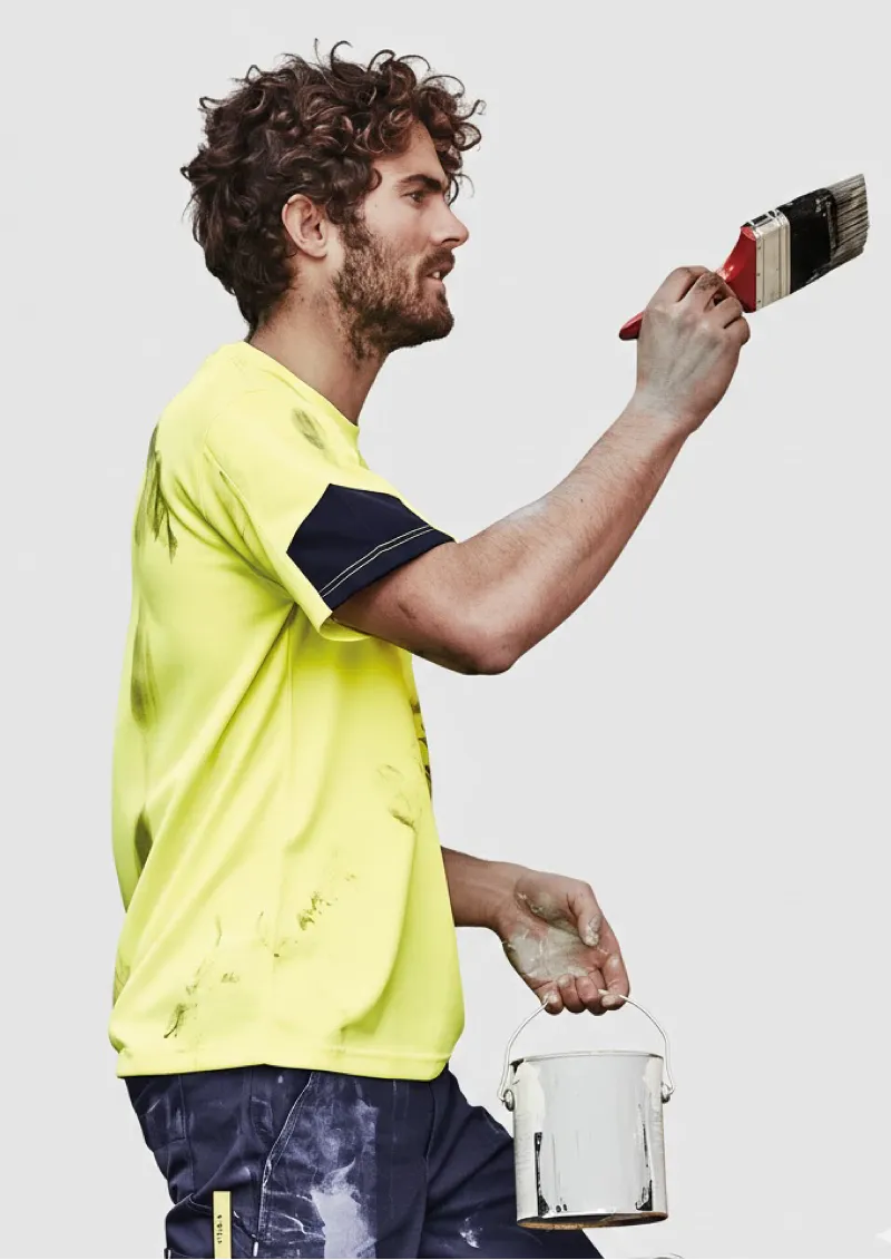 ZW505-Mens Hi Vis Squad T-Shirt