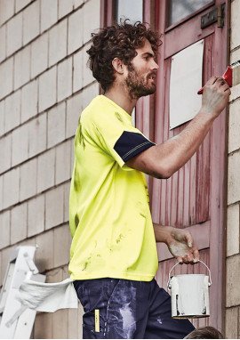 ZW505-Mens Hi Vis Squad T-Shirt