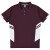 Maroon/White