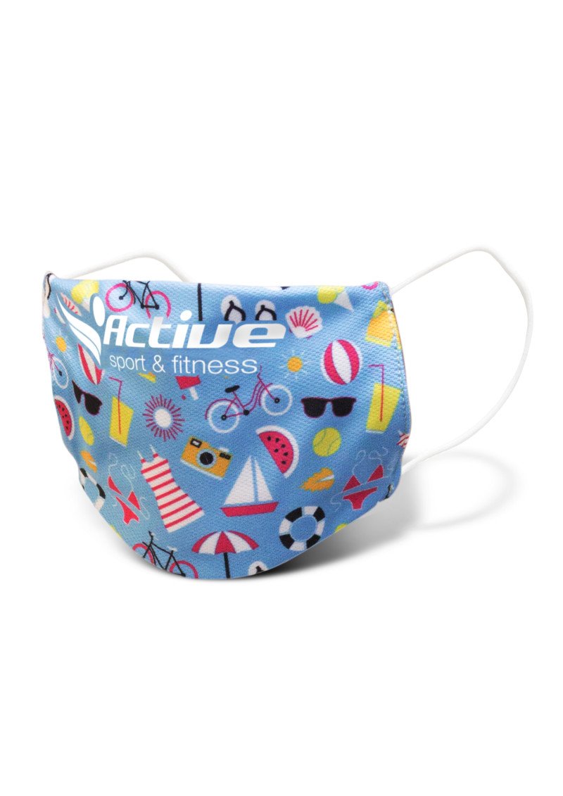 Reusable Face Mask Full Colour - Small