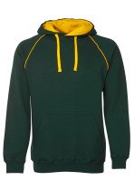 ADULTS CONTRAST FLEECY HOODIE