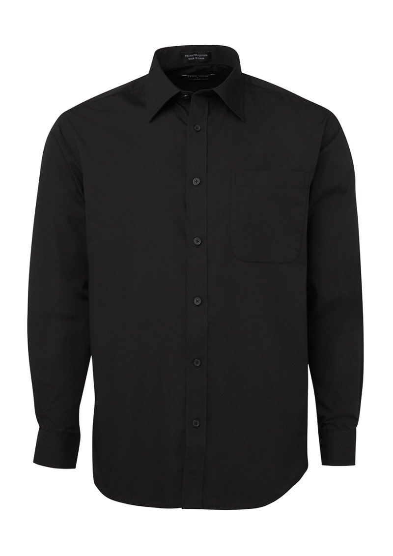 ADULTS LONG SLEEVES POPLIN SHIRT