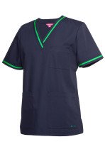 LADIES CONTRAST SCRUBS TOPS