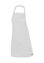 BIB APRON (NO POCKET) WHITE- SMALL