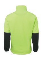 6HVPF - JB's HI VIS 1/2 ZIP POLAR FLEECE