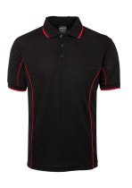 SHORT SLEEVE PIPING POLO