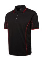 SHORT SLEEVE PIPING POLO