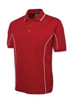 SHORT SLEEVE PIPING POLO