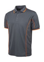 SHORT SLEEVE PIPING POLO