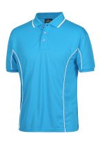 SHORT SLEEVE PIPING POLO
